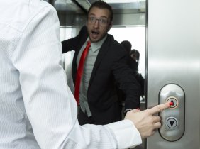 Operating elevator in Salt Lake City, UT